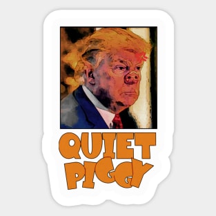 Quiet-piggy Sticker